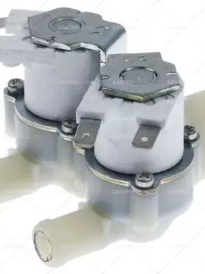 Elektromagnetický ventil dvojitý přímý 24V vstup 3/4" výstup 14mm vstup 10-12l/min rpe plast Speciální Cena