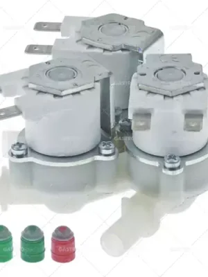 elektromagnetický ventil trojitý přímý 230V napětí AC vstup 3/4" výstup 10mm vstup 10-12l/min RPE Hit Sezóny