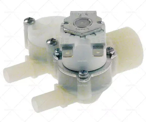 Elektromagnetický ventil dvojitý přímý 230V vstup 3/4" výstup 10mm dn10 plastový Dokud Zásoby Vydrží