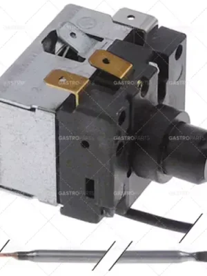 bezpečnostní termostat vypínací tep. 135°C 1pólová sonda 1CO 16A ø 4mm L 150mm Expresní Doručení