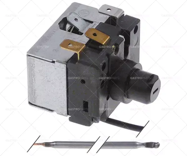 bezpečnostní termostat vypínací tep. 135°C 1pólová sonda 1CO 16A ø 4mm L 150mm Expresní Doručení