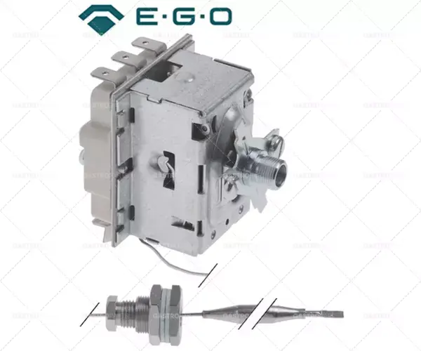 bezpečnostní termostat vypínací teplota 230°C 3pólová 1NC sonda ø 6mm sonda L 75mm kapilární trubka 1780mm Zlevněný