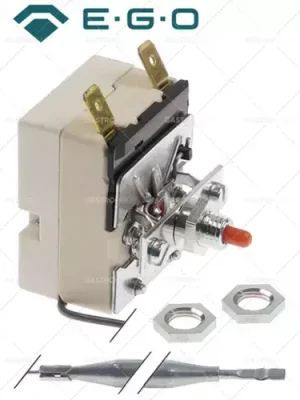 bezpečnostní termostat vypínací tep. 160°C 1pólová 16A sonda ø 6mm sonda L 75mm kapilární trubka 1540mm Cenová Bomba
