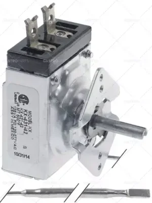 Tovární Cena termostat t.max. 260°C teplotní rozsah 64-260°C 1pólová sonda 1NO ø 5mm sonda L 285mm
