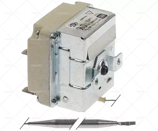 Akční Nabídka bezpečnostní termostat vypnutí temp. 140°C 16A sonda ø 6mm sonda d 112mm kapilární trubka 410mm