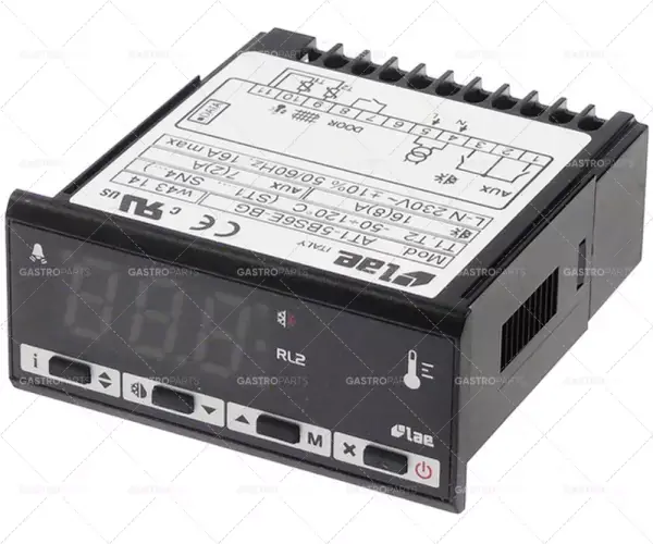 Víkendová Akce elektronický regulátor Lae typ at1-5bs6e-bg montážní rozměry 71x29mm 230V napětí ac
