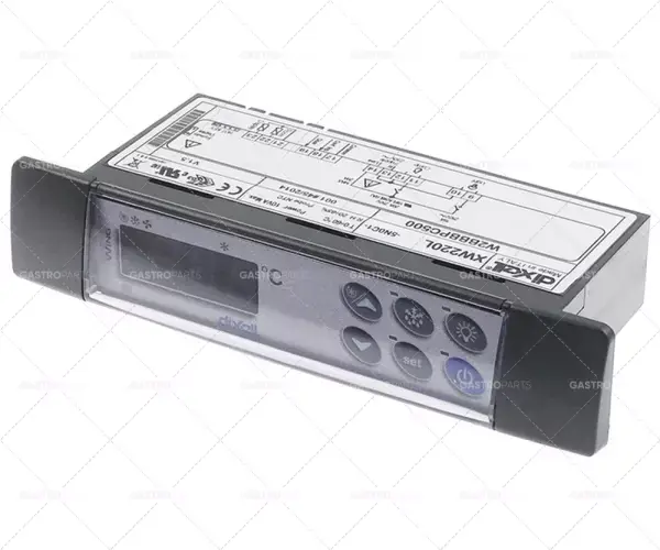 Řídicí jednotka Dixell / Copeland typ xw220l-5n0c1 montážní rozměr 150x30mm 230VAC ntc Značkový