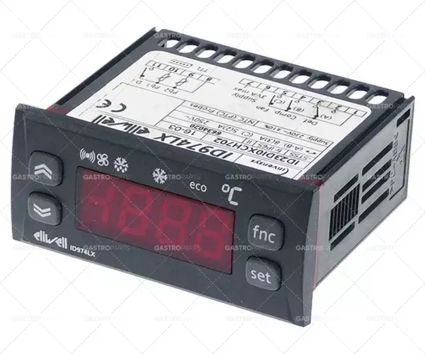 elektronický regulátor ELIWELL typ ID974LX montážní rozměry 71x29mm NTC(PTC) bez sondy Výhodná Nabídka
