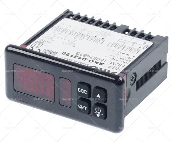 Rychlé Dodání ako regulátor typ ako-průměr 14729 montážní rozměr 71x29mm 230VAC ntc ptc pt100 tc (j,k) ma