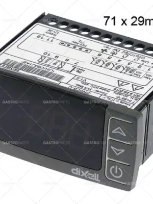 Jen Po Omezenou Doba elektronický regulátor Dixell / Copeland XR72CX montážní rozměry 71x29mm vestavná hloubka 59mm