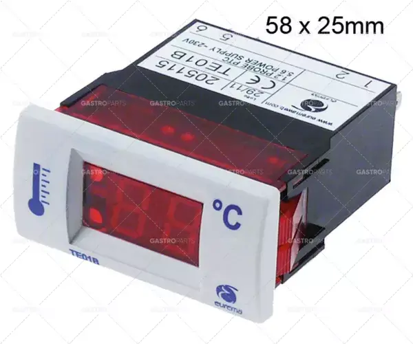 Akční Cena Teploměr eurema typ te01 instalační rozměr 58x25mm od -10 do 55°C 230VAC ptc