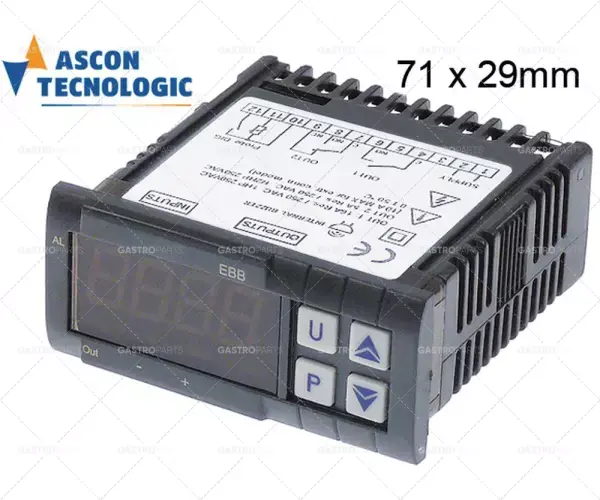 Nejlepší Volba Elektronické ovládání TECNOLOGIC rozměr 71x29mm 100-240 V AC NTC / PTC reléových výstupů 2