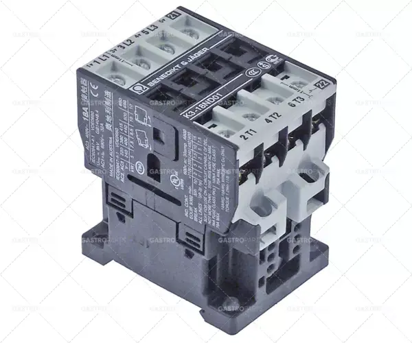 Sleva výkonový stykač odporová zátěž 32A 230VAC (AC3/400V) 18A/7,5kW hlavní kontakty 3NO
