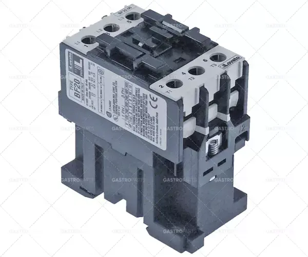 výkonový stykač odporová zátěž 40A 24VAC (AC3/400V) 20A/9,7kW hlavní kontakty 3NO Rychlé Dodání