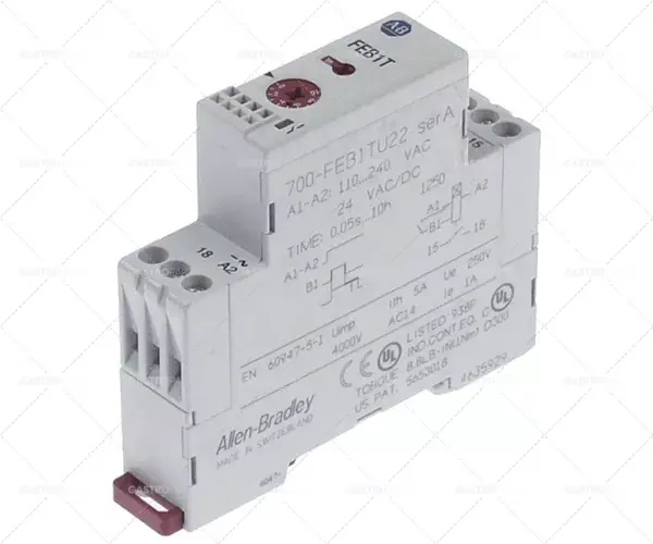časové relé allen-bradley 700-feb1tu22 časový rozsah 0,05s-10h 24VAC/dc-110-240VAC 5A 1no Finální Výprodej