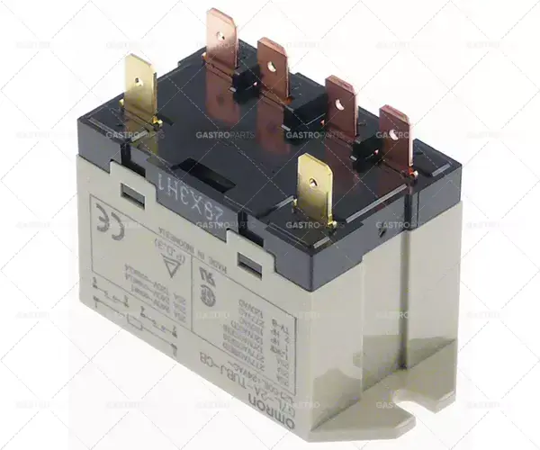 Horká Nabídka výkonová relé OMRON 24VAC 25A 2NO připojení F6.3 montáž na držák při 250V 25A