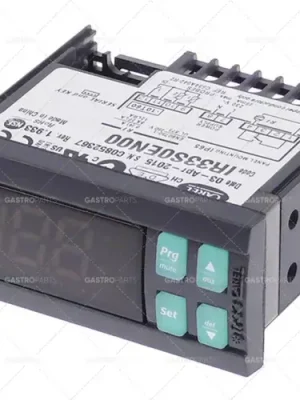 elektronický regulátor CAREL IR33S0EN00 montážní rozměry 71x29mm vestavná hloubka 56mm Sleva
