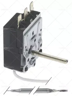 Dokud Zásoby Vydrží termostat t.max. 200°C teplotní rozsah 50-200°C 1pólová sonda 1CO ø 6mm sonda L 90mm
