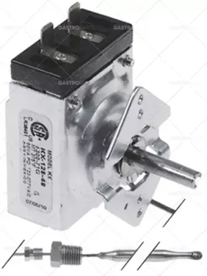 rozsah teplot termostatu 121-190°C 1pólová sonda ø 8mm sonda L 260mm kapilární trubka 1200mm Akce