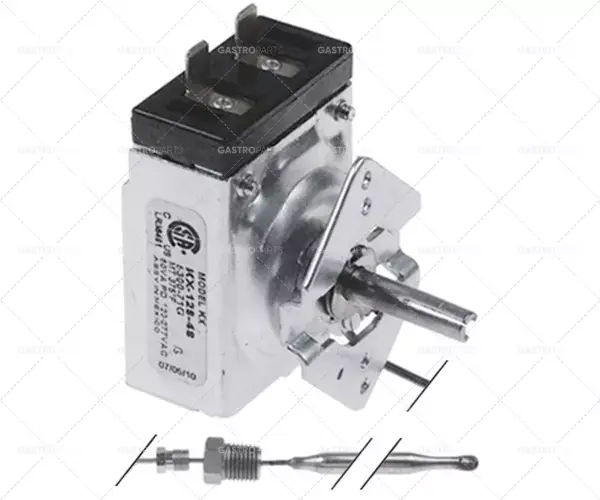 rozsah teplot termostatu 121-190°C 1pólová sonda ø 8mm sonda L 260mm kapilární trubka 1200mm Akce