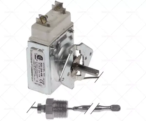1-fázový regulační termostat 93-185 °C 6,35x210mm Nejlepší Volba