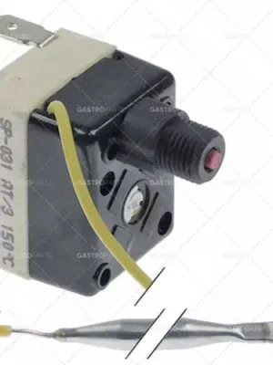 Výhodná Nabídka bezpečnostní termostat vypínací tep. 150°C 1pólová 1NC 16A sonda ø 6mm sonda L 65mm