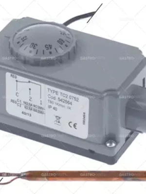 Levný bimetalový termostat t.max. 90°C teplotní rozsah 0-90°C 1pólový 1CO 10A