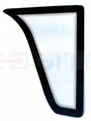 Nová Kolekce SKLO PRAVÉ SPODNÍ BOČNÍ SÍTOTISK KOLOVÝ NAKLADAČ VOLVO L90F L120G L70H 11412314