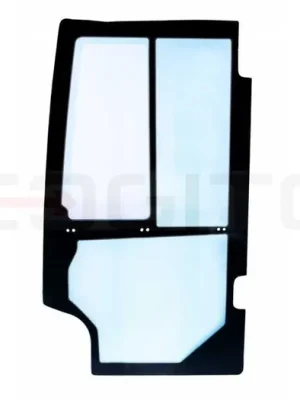 Super Cena SKLO DVEŘÍ LEVÁ STRANA SÍTOTISK KOLOVÝ NAKLADAČ JCB 411 427 437 332/A6688