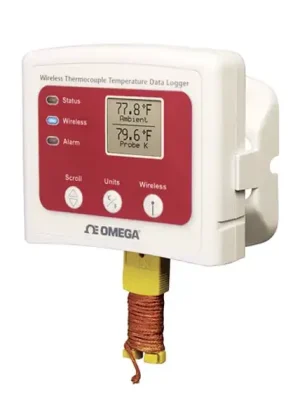 Bezdrátový datalogger teploty (interní snímač, TC nebo Pt100) - Typ přístroje termočlánek (+ interní snímač teploty) Must-Have