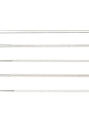 Odeslání Ihned Termočlánkový element pro sondy s keramickou izolací - Typ keramické izolace bez izolace (holé dráty)Typ termočlánku JPrůměr drátu 3,264 mm (8 AWG)Délka 30 cm (12")