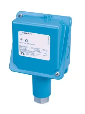 General Purpose Pressure Switch In IP66 Enclosure - Pressure range 0,2 to 6,9 barPressure connection 1/4" NPTFDiaphragm type Buna-NSwitch options external manual reset Časově Omezené