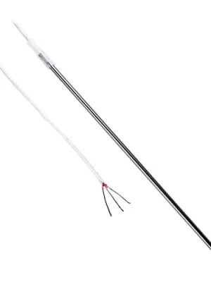 General Purpose RTD (PT100) Probe - Wire insulation GlassDiameter 3,2 mm (1/8")Lenght 5 cm (2")Resistance 100 ΩTemperature range -50 to 450°CNumber of conductors 3 Pouze Dnes