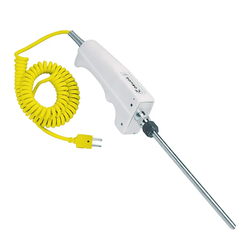 Heavy Duty Aluminum Handle Thermocouple Probe - Thermocouple type JDiameter 6,4 mm (1/4")Measuring end type ungroundedLenght 30 cm (12")Sheath material Stainless Steel 304 Kup Teď