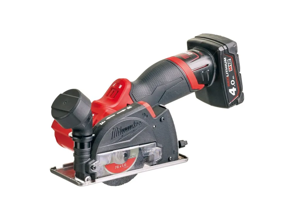 Ověřený M12 FCOT-422X FUEL aku univerzální řezačka 76 mm, 2× aku 4,0/2,0 Ah, kufr Milwaukee 4933464619