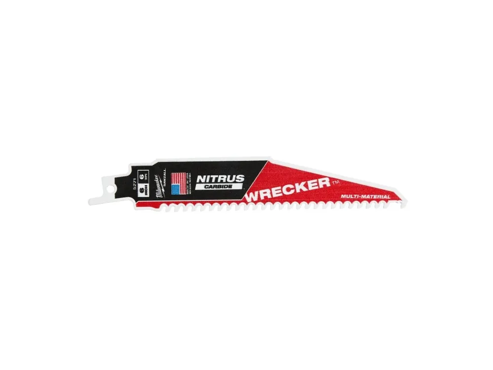 Levný Pilové plátky MULTI-MATERIAL WRECKER s karbidovými zuby NITRUS délka plátku 300 mm 5 ks 48475573 MILWAUKEE