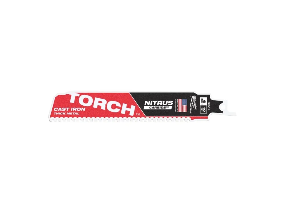 Sezónní Sleva Pilové plátky na kov TORCH s karbidem NITRUS délka plátku 300 mm 5 ks 48476553 MILWAUKEE