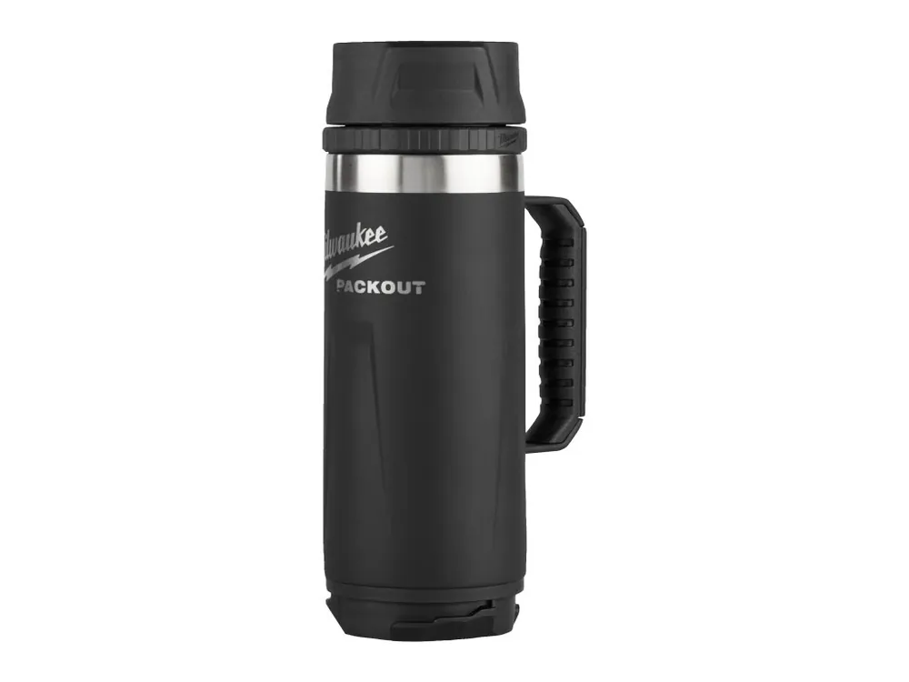 Hrnek PACKOUT™ s víčkem 532 ml černý 4932493472 MILWAUKEE Levný