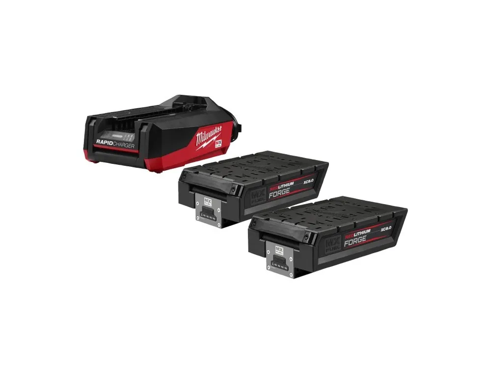 Ihned K Objednání MXF FORGE NRG-802FC MX FUEL™ sada akumulátorů a nabíječky 2× FORGE a rychlonabíječka 4932500037 MILWAUKEE