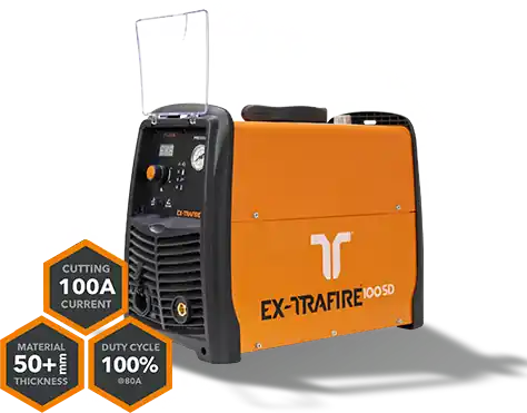 Oblíbený Plasma EX-TRAFIRE 100 SD (EX-5-010-033) mit 8-m-Brenner (400 V)