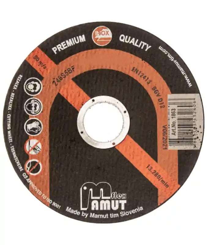 Trennscheibe MAMUT Premium 115x1,6x22,23mm Z46S5BF (1864) Edelstahl Nejlepší Cena