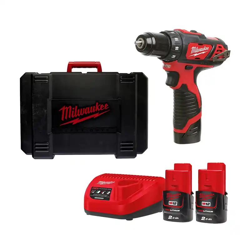 Vrácení Zdarma Akku-Bohrhammer - kompakt Milwaukee M12™ M12BDD-202C /4933441915/