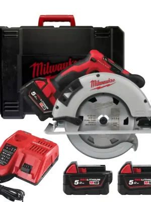 Sezónní Sleva Kreissäge für Holz und Kunststoff 66mm AKU Milwaukee M18BLCS66-502X /4933464590/