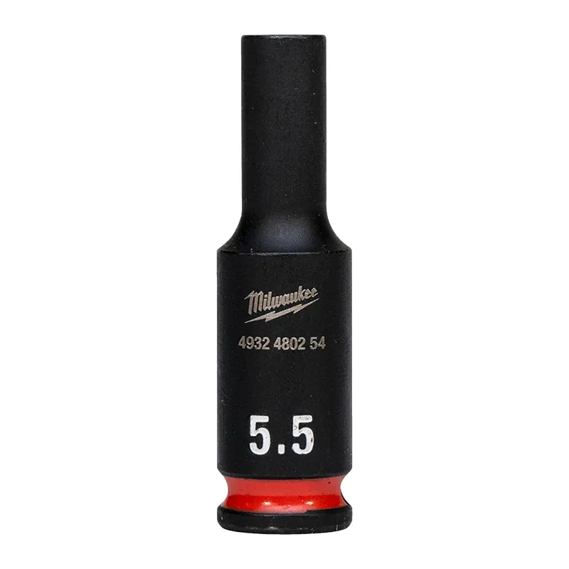 Steckschlüssel 1/4" - Sechskant 5,5 mm SHOCKWAVE™ verlängert Milwaukee /4932480254/ Výprodej