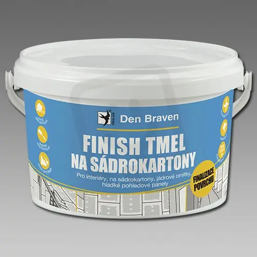 Finish tmel na sádrokartony 5kg DEN BRAVEN 000405RL Nejlepší Volba