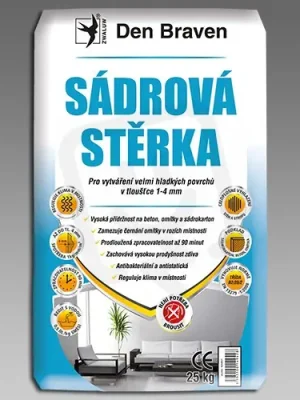 Sádrová stěrka 25 kg DEN BRAVEN 00408GY Značkový