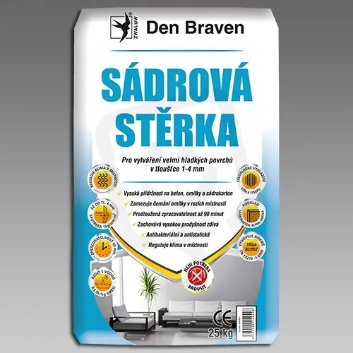 Sádrová stěrka 25 kg DEN BRAVEN 00408GY Značkový