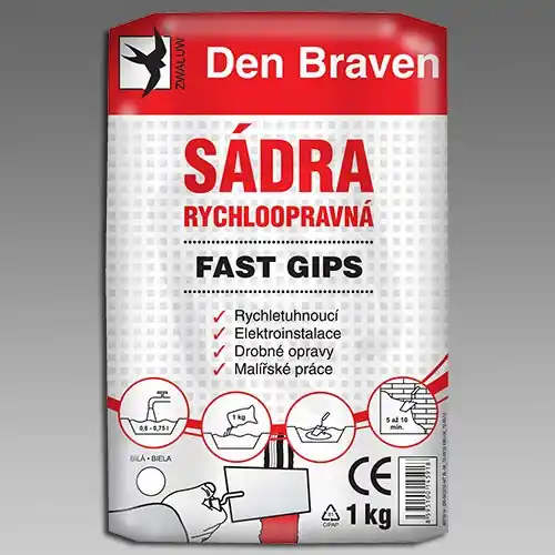 Top Prodej Sádra rychloopravná FAST GIPS 5 kg DEN BRAVEN 00416GY