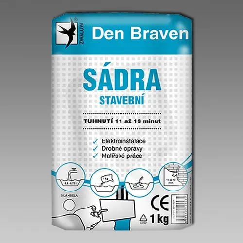 Stavební sádra 5kg DEN BRAVEN 00419GY Vysoce Kvalitní