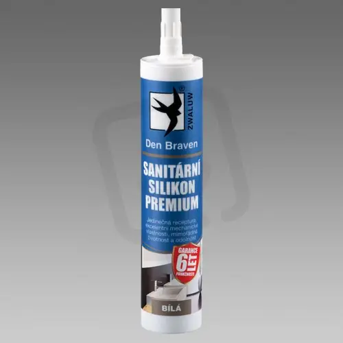 Nová Kolekce Sanitární silikon 280ml transparent PREMIUM DEN BRAVEN 30211PM